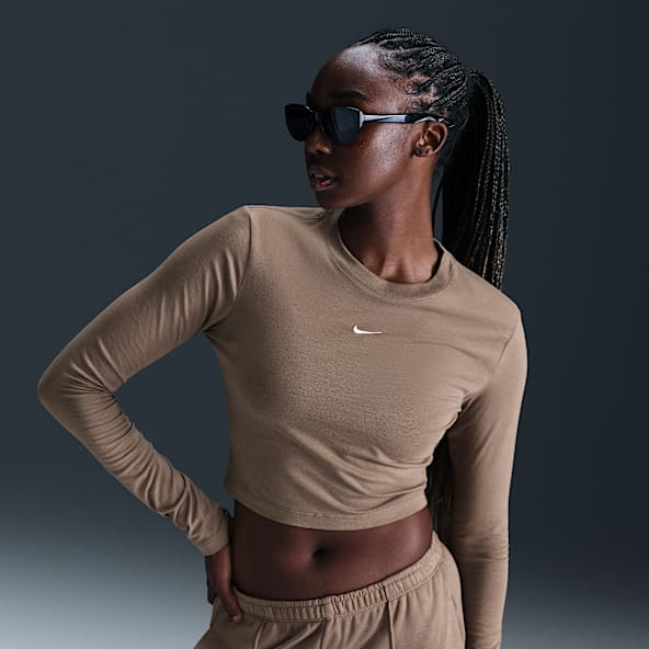 Nike ladies crop top 2025
